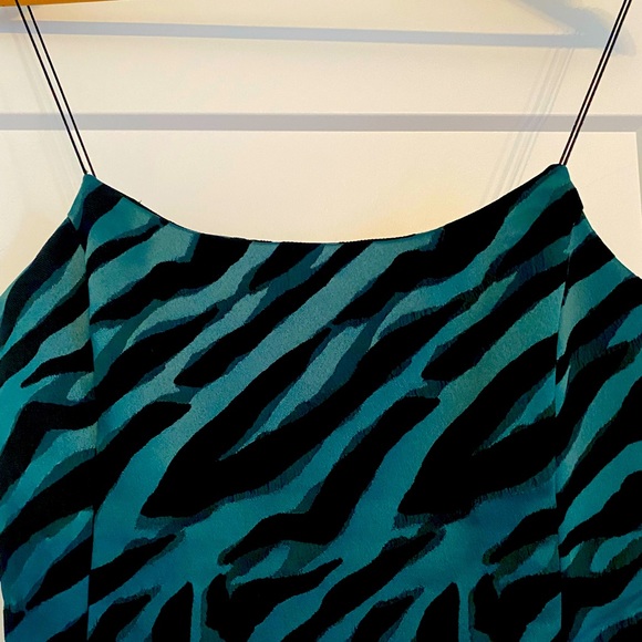 Bec and Bridge Emerald and Black zebra print dress - Picture 7 of 10